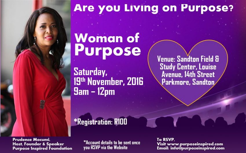 Woman of Purpose Session
